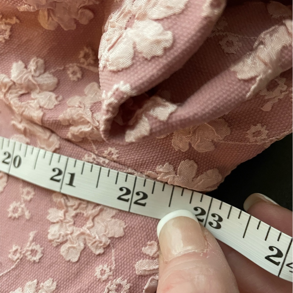 Grace & Emma NWT Botanical Blush Pink Floral Puff Sleeve Dress XL - Picture 16 of 16